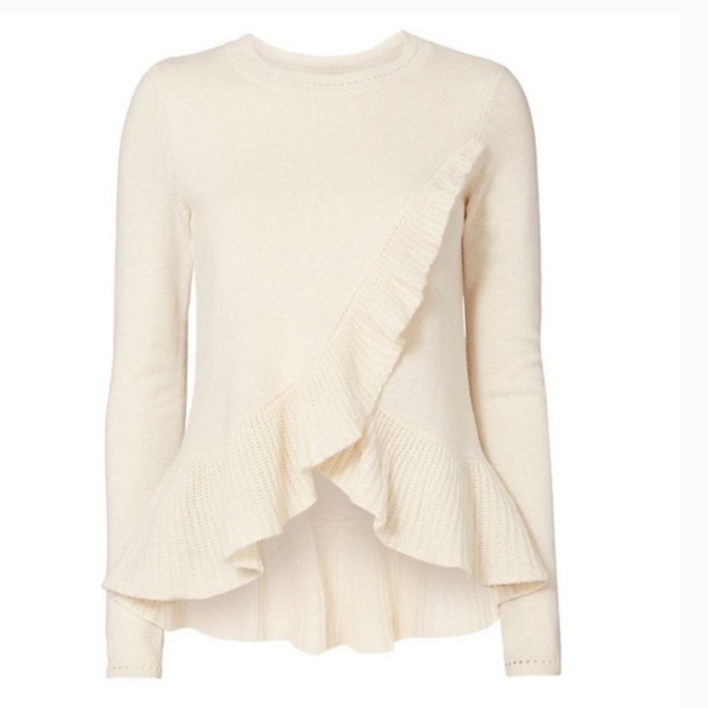 Intermix Carey Ruffle Sweater
